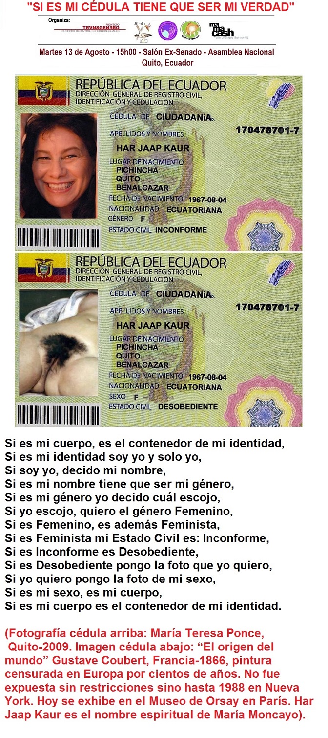 Propuesta grafica de las reformas a la Ley de Identidad de Genero en Ecuador - Silueta x - Proyecto transgenero - Construyendo Igualdad