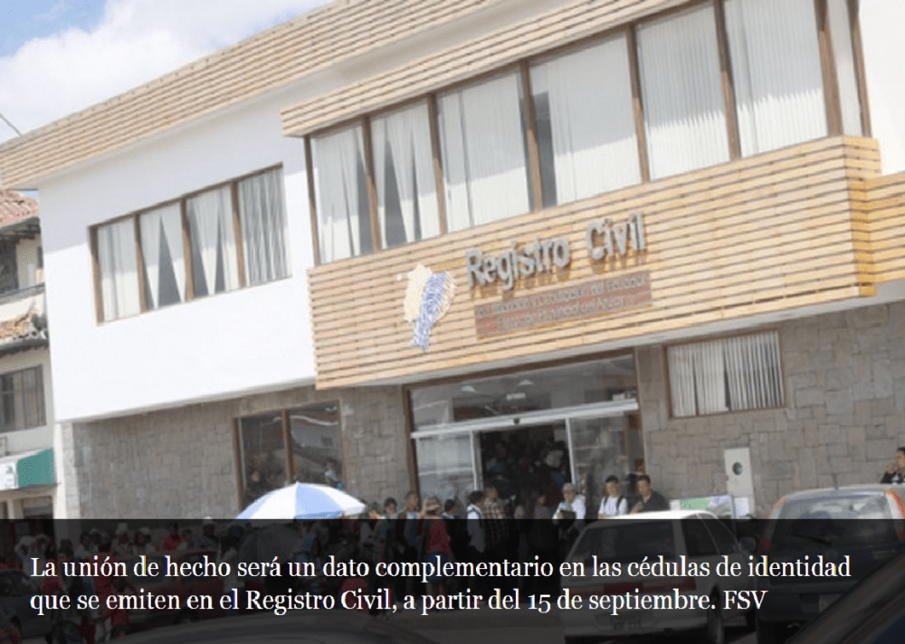 Unión de hecho irá en cédula desde el 15-SiluetaX