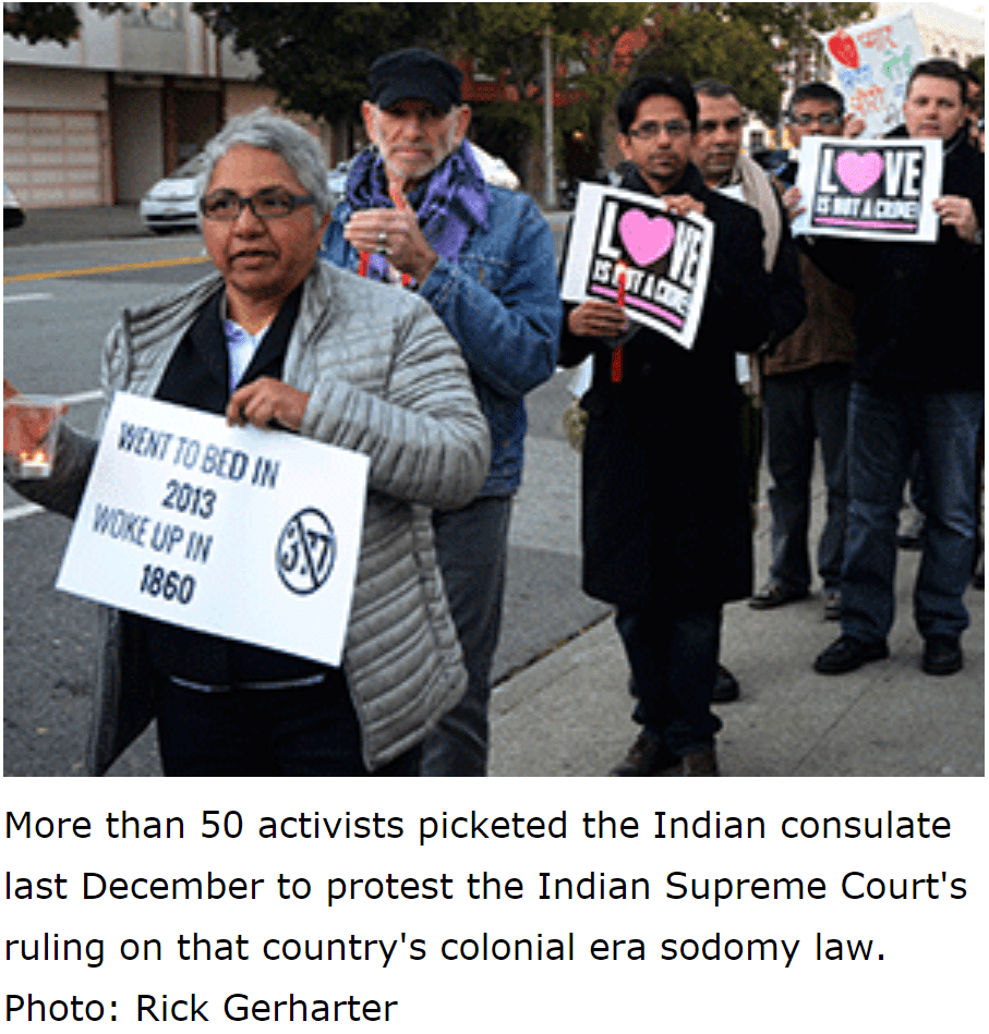 Trikone lanza campaña para derogar ley de sodomía en India.