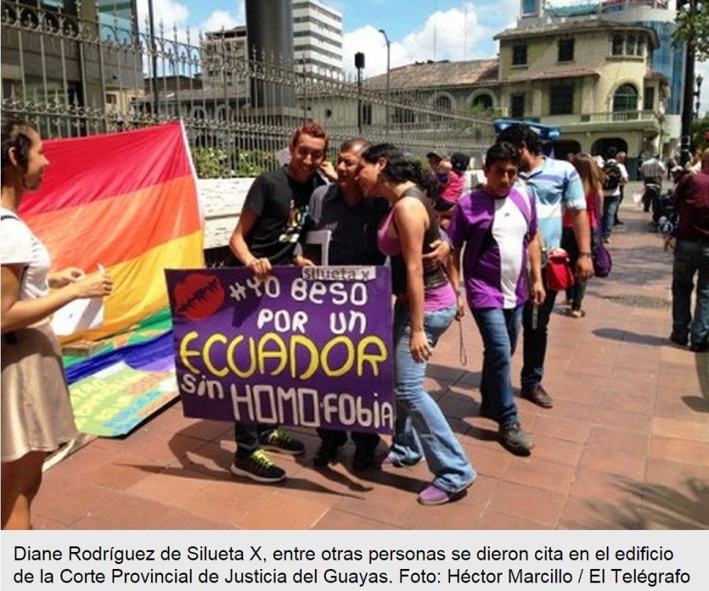 Grupos Glbti celebraron el día contra la Homo-Les-Transfobia con besos y abrazos gratis- SiluetaX-DianeRodriguez