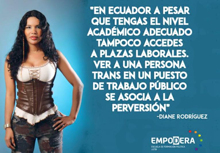 Diane Rodríguez - Representante LGBT transgénero del Ecuador - Ser activista es generar impacto promoviendo la paz