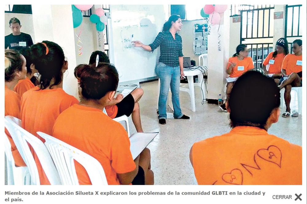 Diversidad sexual se discute entre privados de la libertad- SiluetaX -DianeRodriguez