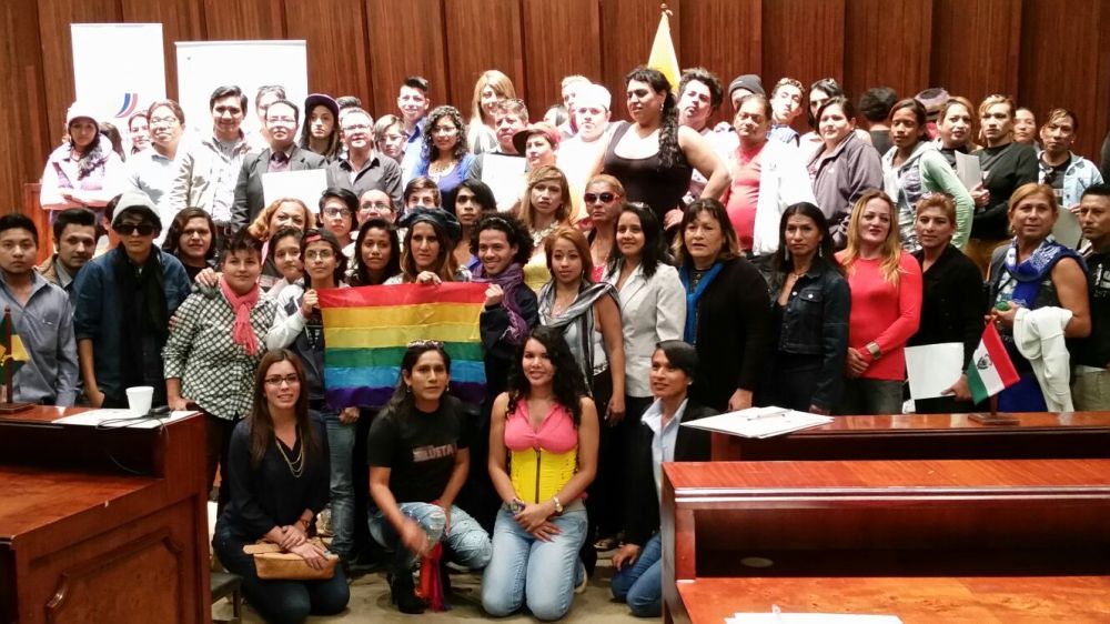 Federación Ecuatoriana de Organizaciones LGBT 2015 - Constitución en la Asamblea Nacional del Ecuador