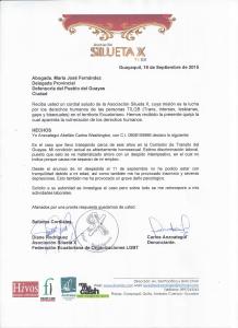 Gay denuncia a Comisión de transito por posible discriminación