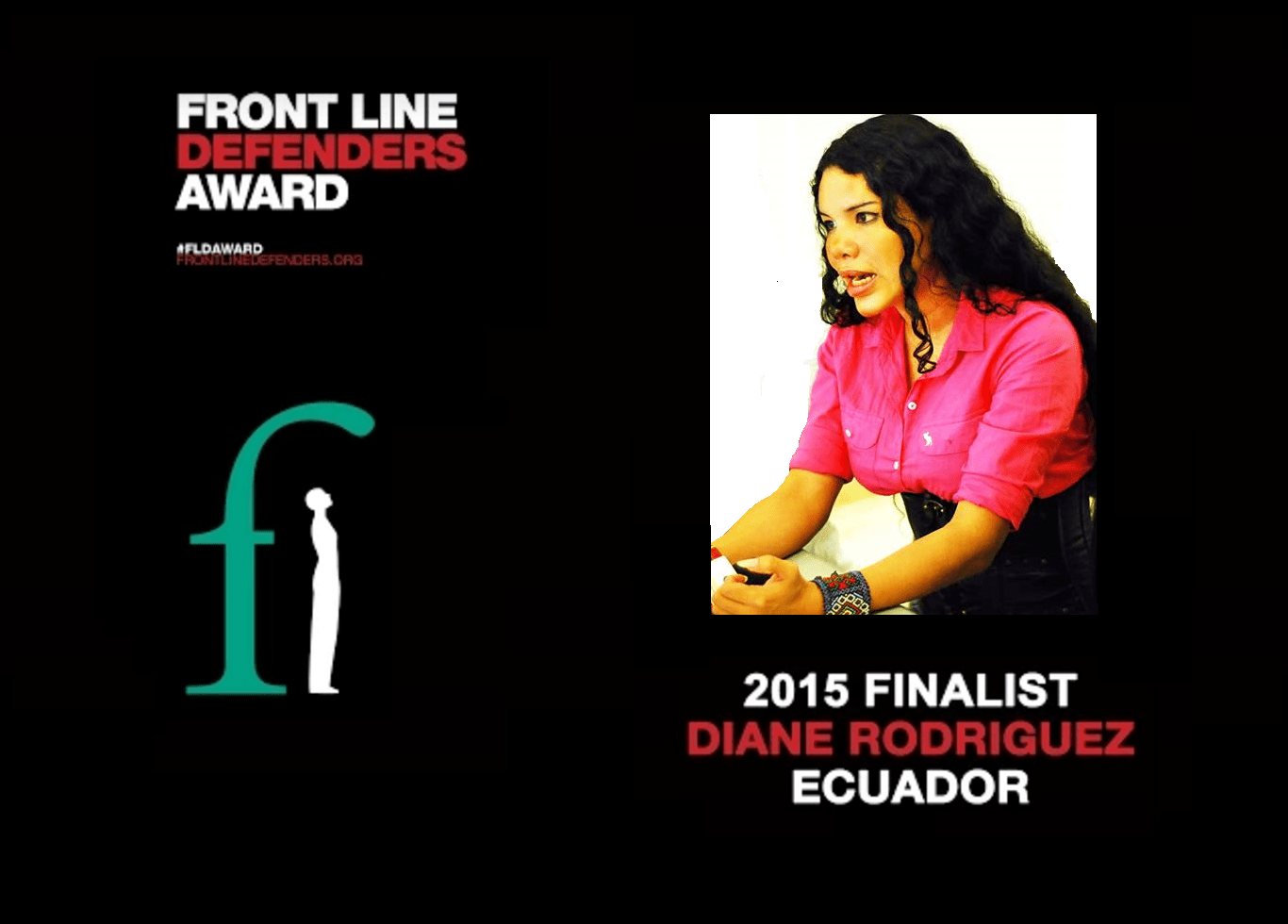 Diane Rodriguez - Front Line Defenders Award