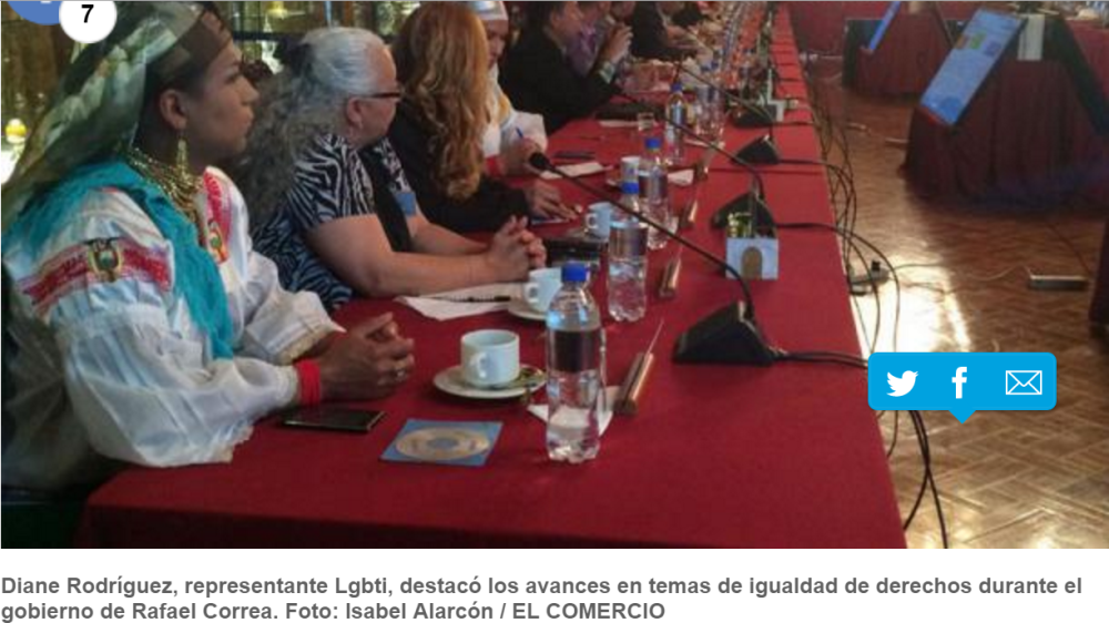 Colectivos Lgbti mantienen una reunión con el Presidente