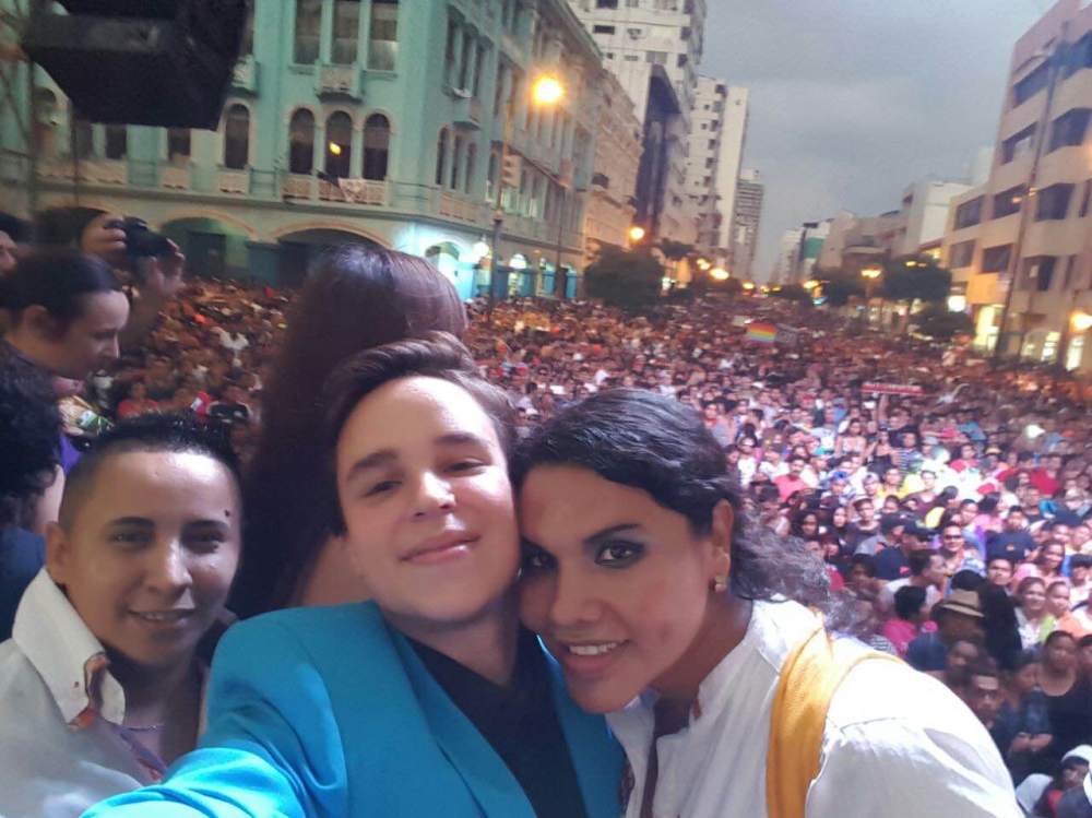 Fernando Machado y Diane Rodriguez organizadores principales del Orgullo y Diversidad Sexual 2016